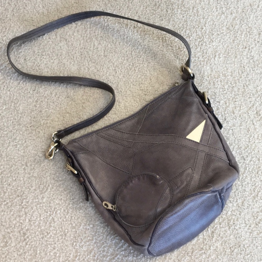 MARC BY MJ/VINTAGE CHARCOAL GRAY PEBBLE LEATHER
